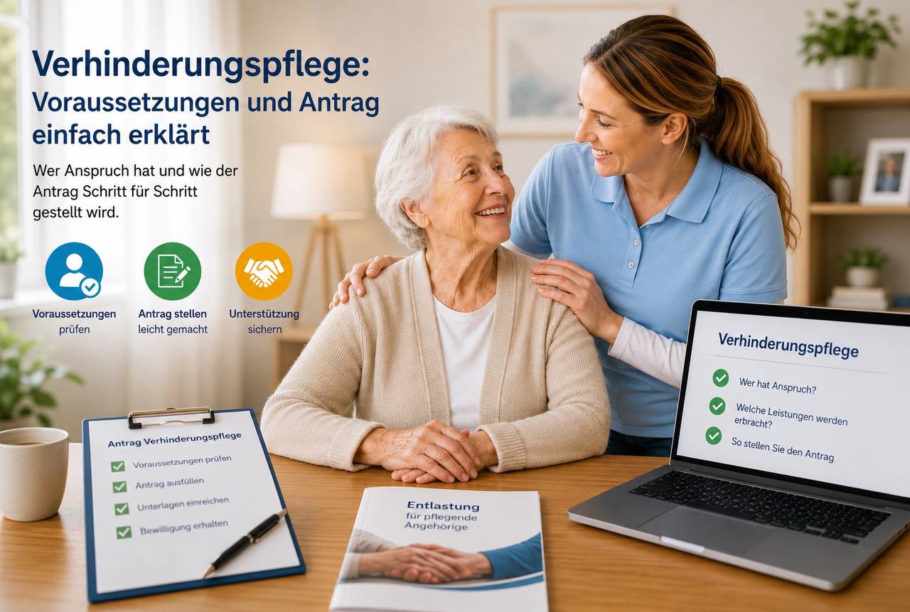 Verhinderungspflege: Voraussetzungen und Antrag einfach erklärt